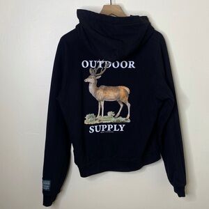 Reese Cooper Outdoor Supply Deer Black Hoodie
